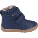 Dětské kotníkové boty Protetika chlapecké zimní barefoot boty DARYK NAVY, PRO-tex modrá