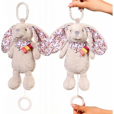 Padu BabyOno plyšová hračka na hranie Rabbit Milly krémová