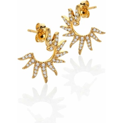 HOT DIAMONDS X GOLDEN EDIT náušnice HD x Golden Edit DE898 (Ag925/1000 3.75g)