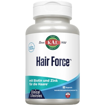 KAL Hair Force Биотин & Цинк - 60 капсули