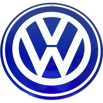 Plechová ceduľa Volkswagen VW, Ø 35 cm