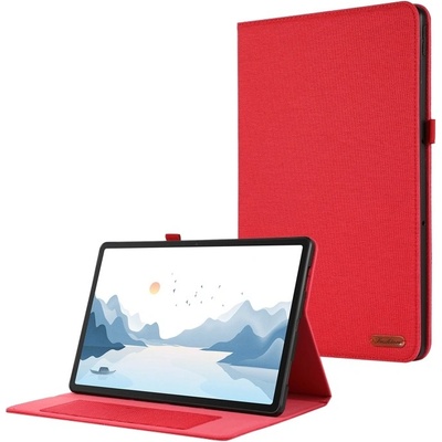 Vsetkonamobil 64909 FABRIC Zaklápací obal pre Lenovo Tab P12 červený