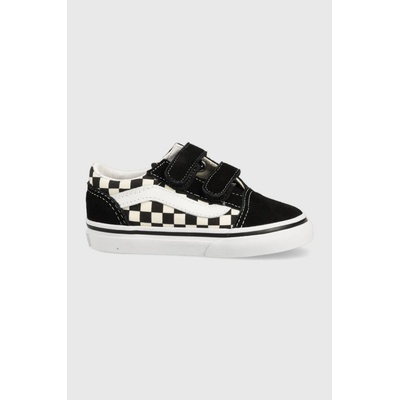 Vans TD Old Skool V (PRIMARY CHECK) blk/wht