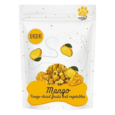 PAKA ZWIERZAKA PEPE Freeze dried lyofilizované mango pre psov 20 g