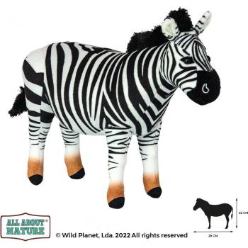 Wild Planet Плюшена играчка, Зебра 29см. Wild Planet (K7972)