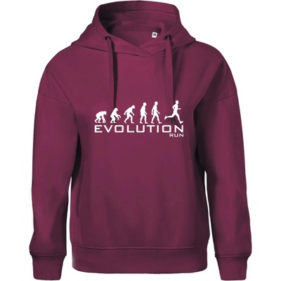 Evoluce Run Oversized mikina dámská Moon kratší + širší Fuchsiová – Zbozi.Blesk.cz