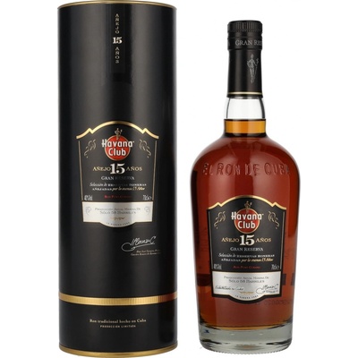 Havana Club Gran Reserva 15y 40% 0,7 l (tuba)