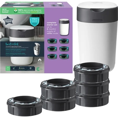 Tommee Tippee Koš na pleny 6 kazet – Zboží Mobilmania