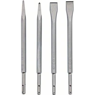 BOSCH Sada sekáčů SDS plus, 4 ks: 2 špičaté 250mm, 2 ploché 250mm 2607017516