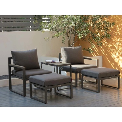 Nünning nábytek Zahradní hliníková souprava Boston šedá