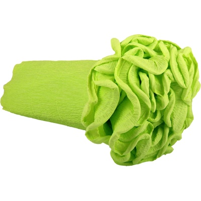 Krepový kornout 25cm x 2,5m 558-SV. ZELENÁ