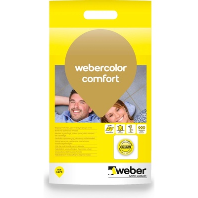 Weber webercolor comfort white - bílá - pytel (5 kg)