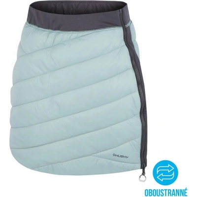 Husky Freez grey green/graphite dámská zimní zateplená sukně oboustranná Air-lite DWR šedo zelená / šedá