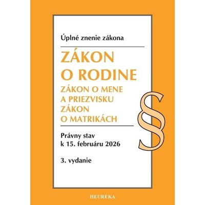 Zákon o rodine. Úzz, 3.vydanie 2/2026