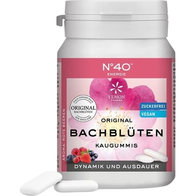 Lemon Pharma Dr. Bach N°40 | Energy Chewing Gum [40 бр. ] Горски плодове