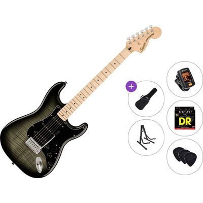 Squier Affinity Series Stratocaster FMT Standard SET Black Burst Електрическа китара