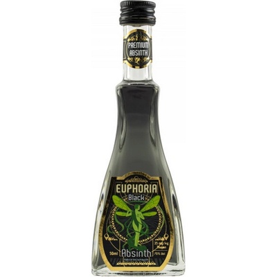 Hill's Euphoria Absinth Black 70% 0,05 l (holá láhev) – Zbozi.Blesk.cz