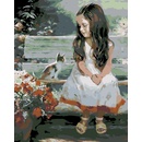 Zuty Maľovanie podľa čísel DIEVČATKO S MAČIČKOU