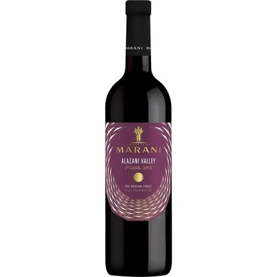 Marani Alazani Valley červené polosladké gruzínské 2023 12% 0,75 l (holá láhev)
