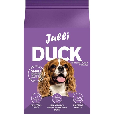 Julli Dog Grain Free Adult Small rich in fresh Duck & Potato 100 g
