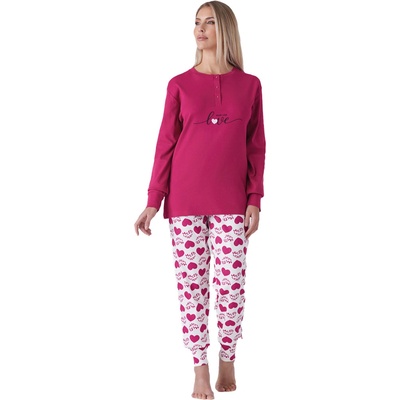 Dívčí pyžamo Karelpiu KF7046 Purple