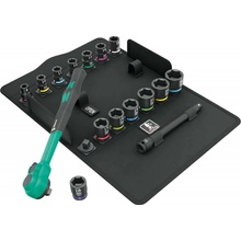 Wera 005530 Račňa Zyklop Comfort 3/8" vrátane hlavíc 8 ÷ 24 mm 8100 SB 12 Sada 16 dielov