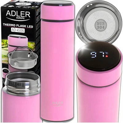 Adler AD 4506p Termoska displej ružová 473 ml