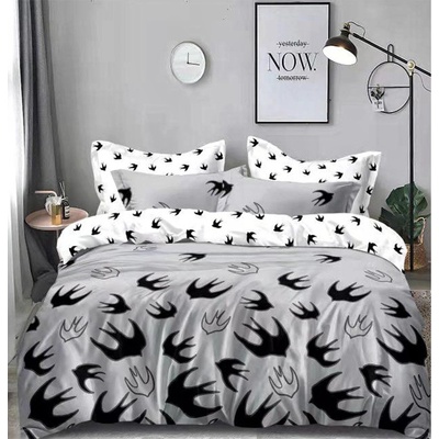 EmonaMall Двулицев спален комплект с два горни плика EmonaMall, 6 части - Код S16679 (S16679)