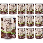 HERMOS How Meow Jelly Adult Cat Food with Lamb - Пълоценна храна за пораснали котки, консерва с агне в желе 400 гр х 12 броя в стек, Турция