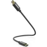 Hama Кабел за зареждане, usb-c -usb-c, 0.2м, черен (hama-201604) - xtreme