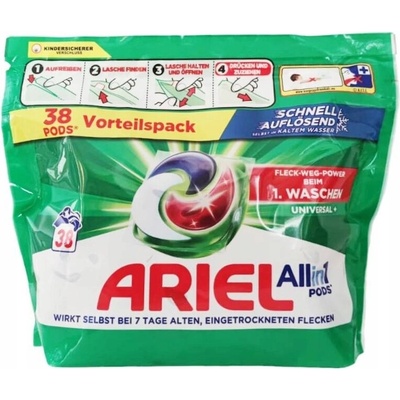 Ariel All in1 Pods Universal prací kapsle 38 PD