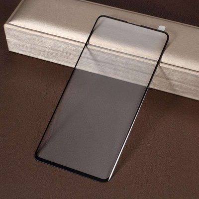 Извит 3D удароустойчив стъклен протектор покриващ целия екран марка RURIHAI за Samsung Galaxy S10 - цвят черен