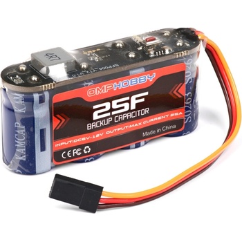 OMP filtračný superkondenzátor 25F 12V