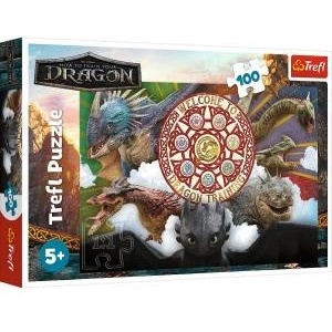 Trefl Puzzle 100 - Dragons in Action - Trefl 16524