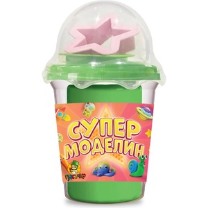 Пясъчко Моделин Пясъчко - С фигурки за оформяне, 100 g, зелен (PSK-003-2) - ozone