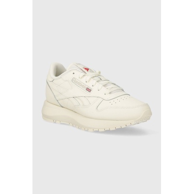 Кожени маратонки Reebok Classic LEATHER в бежово 100074459 (100074459)