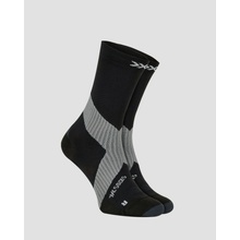 X-socks Cyklistické ponožky Bike Expert Crew čierno-sivé