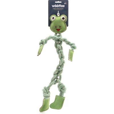 Wooffee pravá kože provazový dlouhán žába 44 cm
