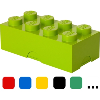 LEGO® box na svačinu 100 x 200 x 75 mm žlutý