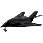  Метален самолет стелт изтребител F-117 Nighthawk с pull-back механизъм 757-1