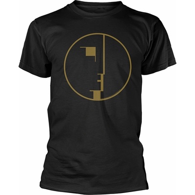 Bauhaus tričko Logo Gold Black pánské