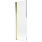 Mexen Mist преграда за вана, 1-крилна, 60 x 150 см, прозрачна, златна - 8A9-060-001-50-00 (8A9-060-001-50-00)