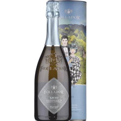 Follador Prosecco Superiore DOCG XZERO Dossagio Zero extra brut v darčekovom tubuse biele 0,75 l