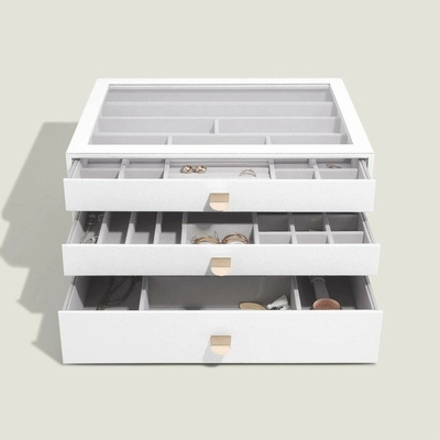 Stackers šperkovnice se šuplíky 3v1 White Supersize Drawers bílá 75916