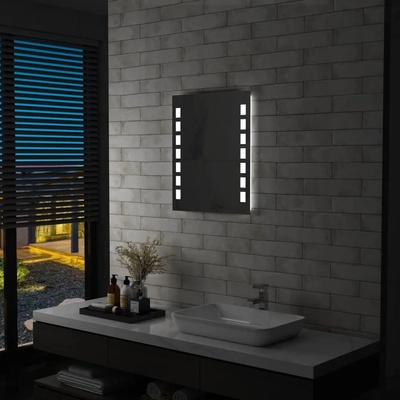 vidaXL LED стенно огледало за баня 50x60 см (144696)