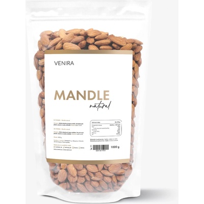 VENIRA mandle natural nelúpané veľké balenie 1000 g