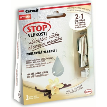 Ceresit Stop Vlhkosti Absorpčné vrecúška 2 x 50 g vanilka