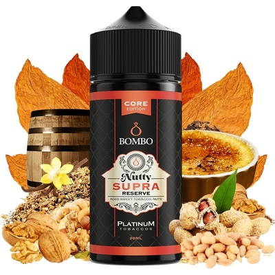 Bombo Platinum Tobaccos Nutty Supra Reserve 20ml/120ml Core Edition