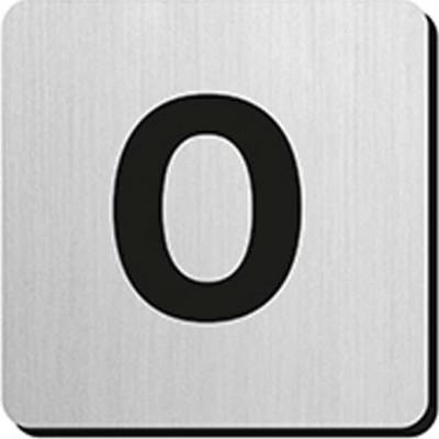 JNF - Domovní číslice "0" IN.34.300 - 75 mm - nalepovací | Dveře a dveřní příslušenství Dveřní kování, dveřní příslušenství MP kování Číslice a piktogramy Číslice Samolepící číslice