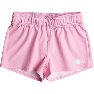 Roxy Детски къси панталони Roxy RG ESSENTIALS в розово с изчистен дизайн (ERGBS03117)